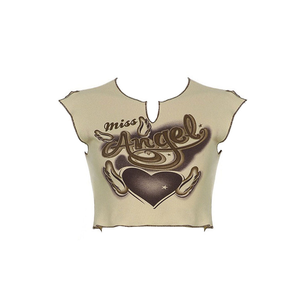 Style Core Aesthetics, New Style Trends - Miss Angel Ribbed Top