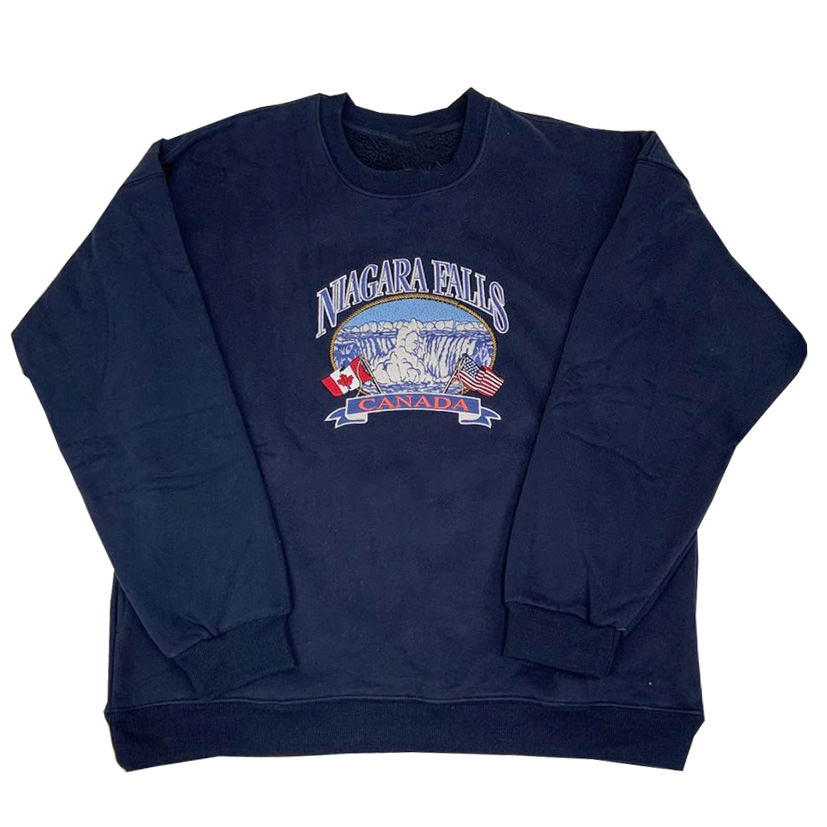 Style Core Aesthetics, New Style Trends - Niagara Falls Embroidery Sweatshirt