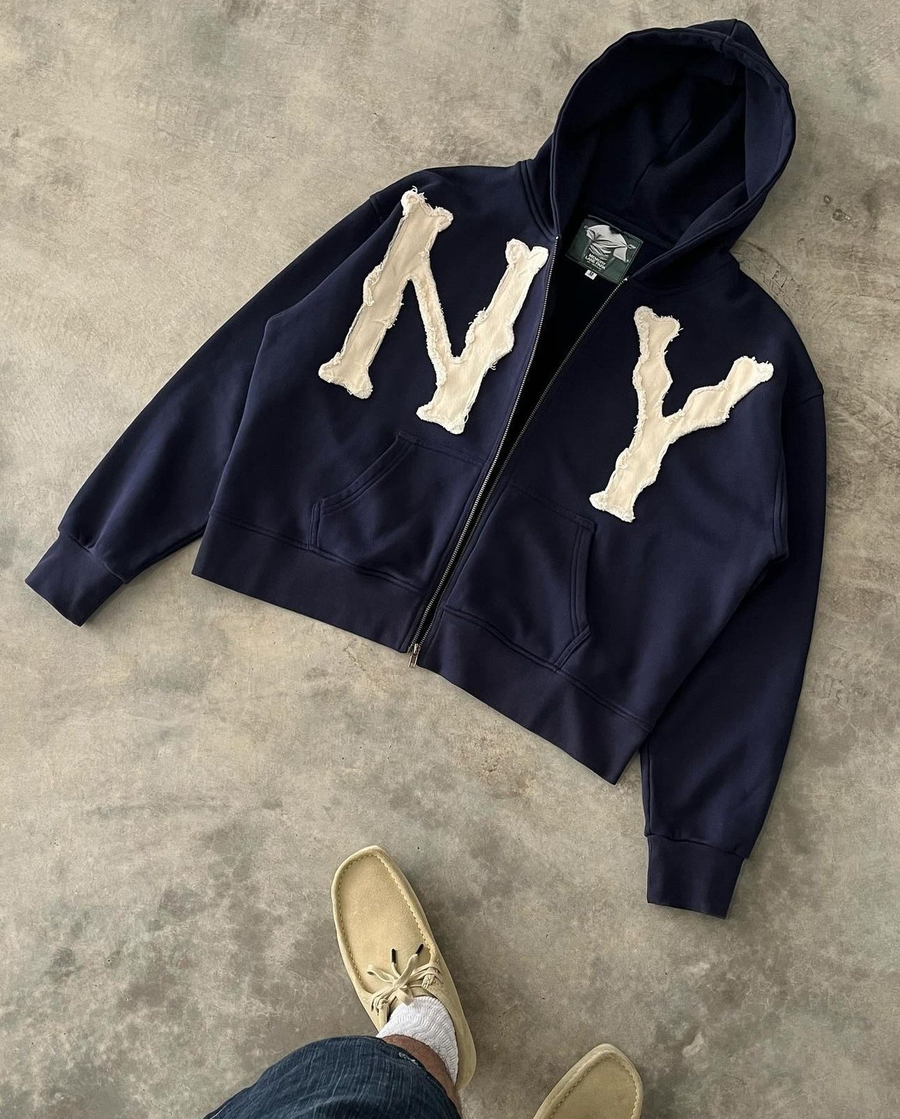 Style Core Aesthetics, New Style Trends - NY Full-Zip Hoodie