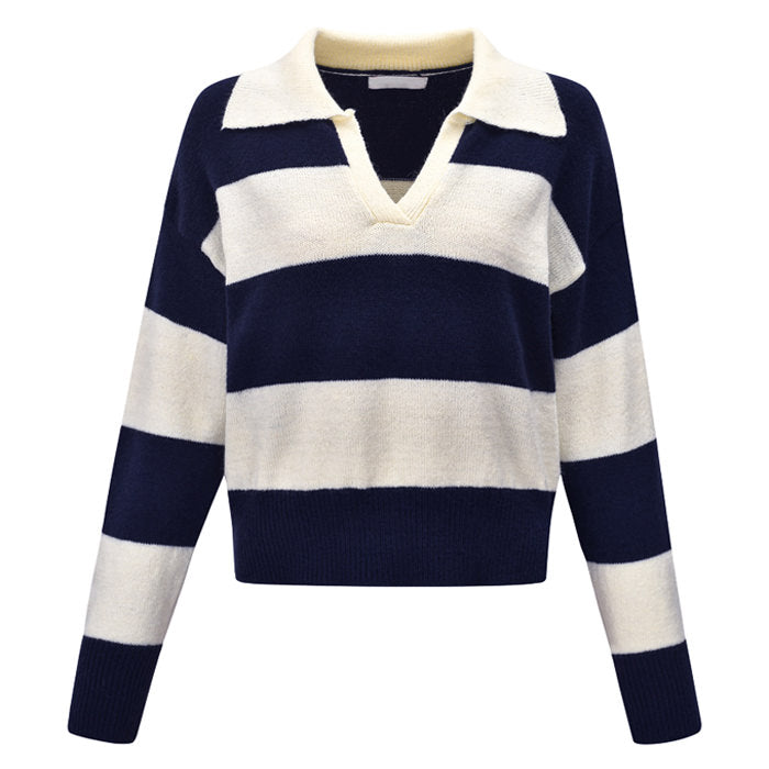 Style Core Aesthetics, New Style Trends - Old Money Striped Pullover
