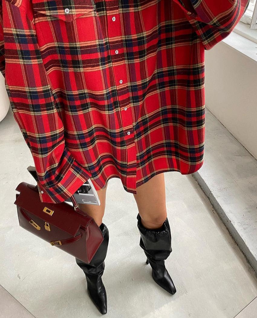 Style Core Aesthetics, New Style Trends - Oversized Plaid Shirt