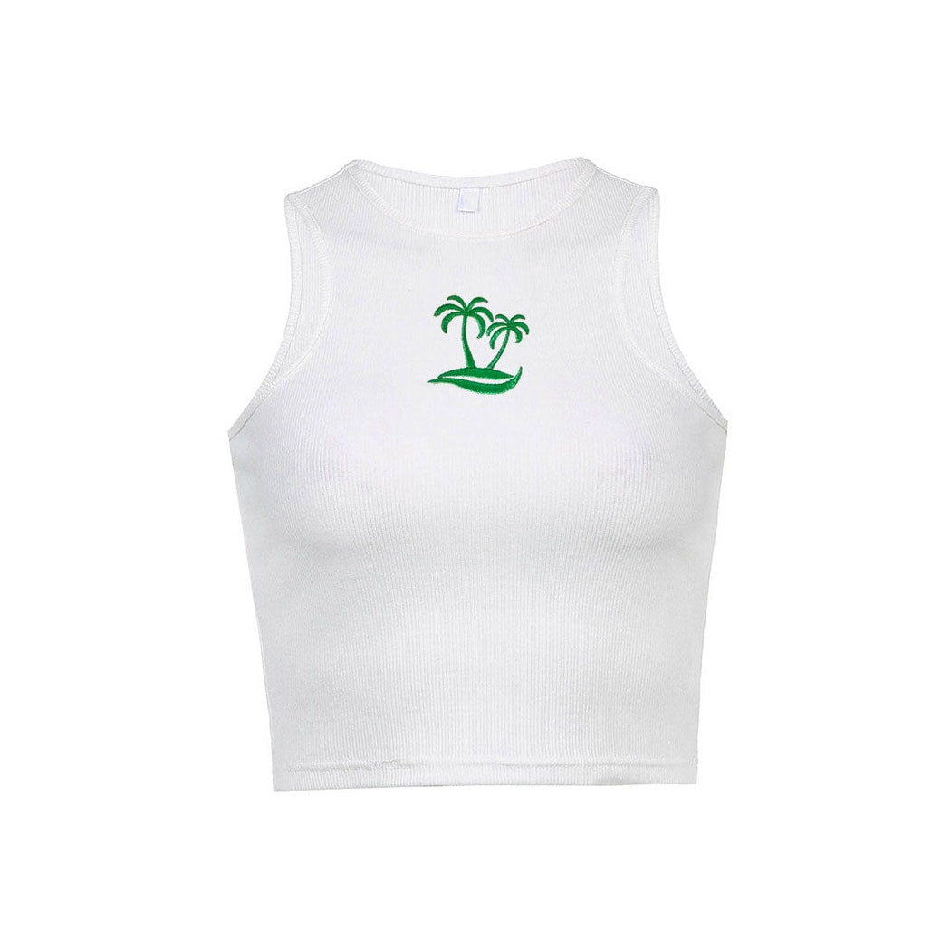 Style Core Aesthetics, New Style Trends - Palm Bay Embroidered Top