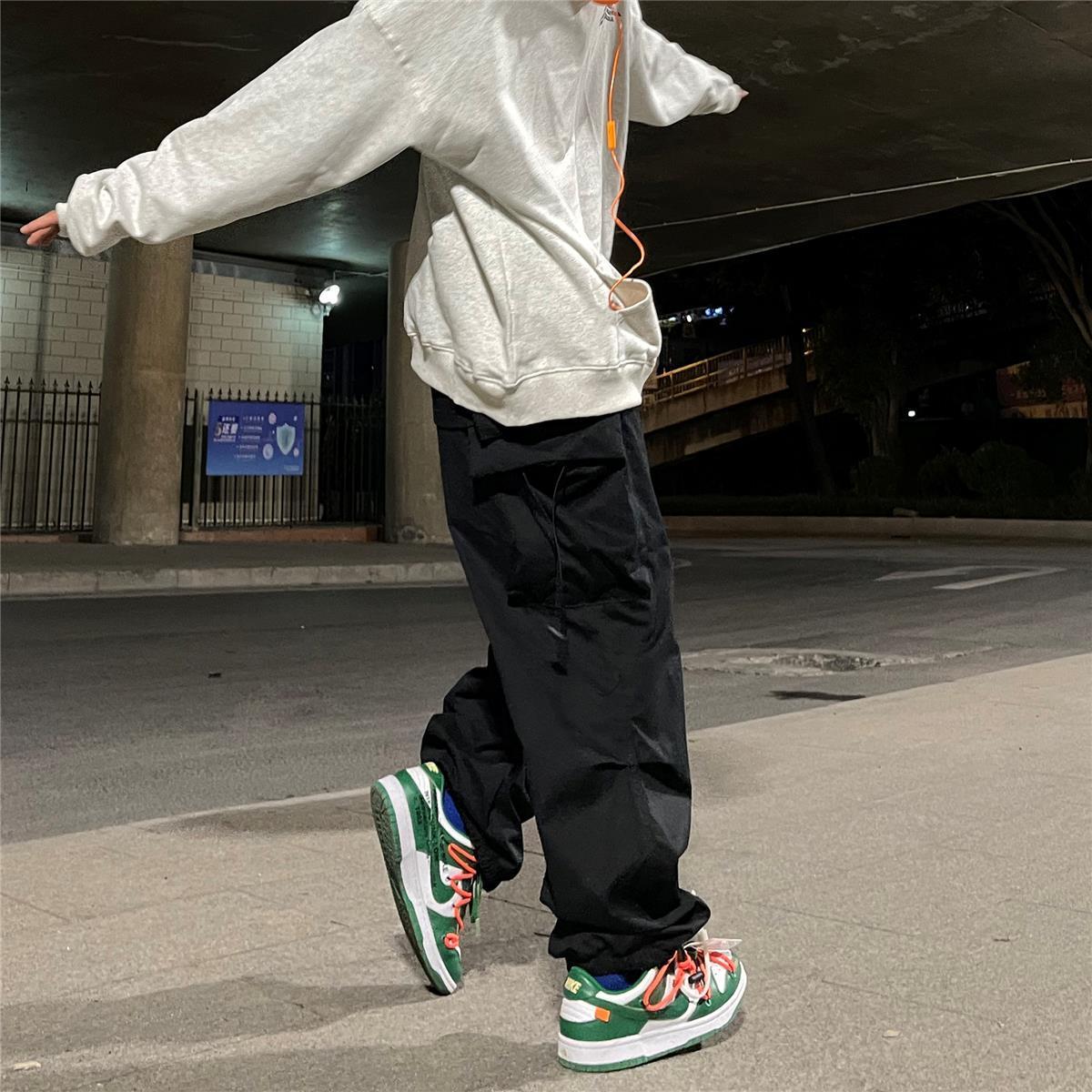 Style Core Aesthetics, New Style Trends - Pantalon Cargo Parachute Baggy Vintage Y2K