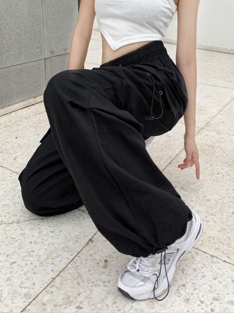 Style Core Aesthetics, New Style Trends - Pantalon Cargo Parachute Y2K