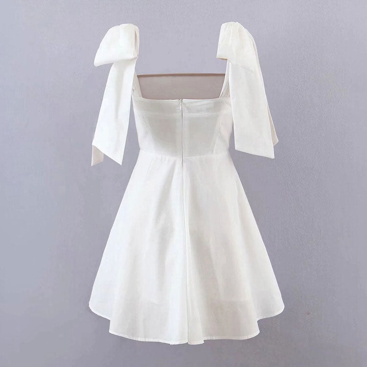 Style Core Aesthetics, New Style Trends - Parisian Aesthetic Bow Tie Dress
