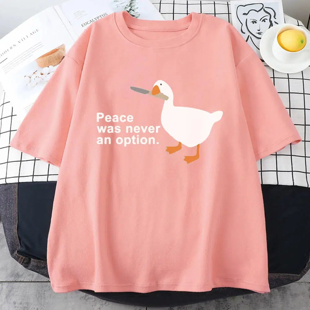 Style Core Aesthetics, New Style Trends - Peace Was Never An Option Tee
