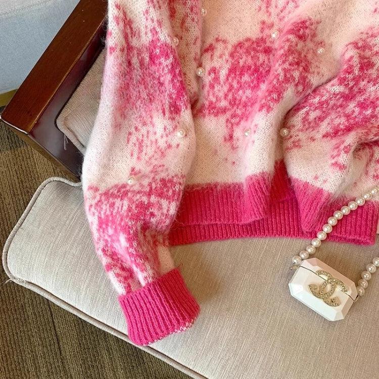 Style Core Aesthetics, New Style Trends - Pearl Beaded Soft Touch Knitted Sweater