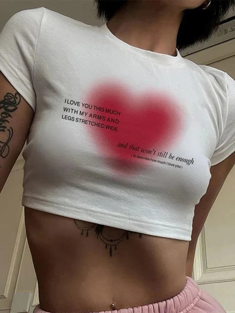 Style Core Aesthetics, New Style Trends - Pink Heart Aura Tee