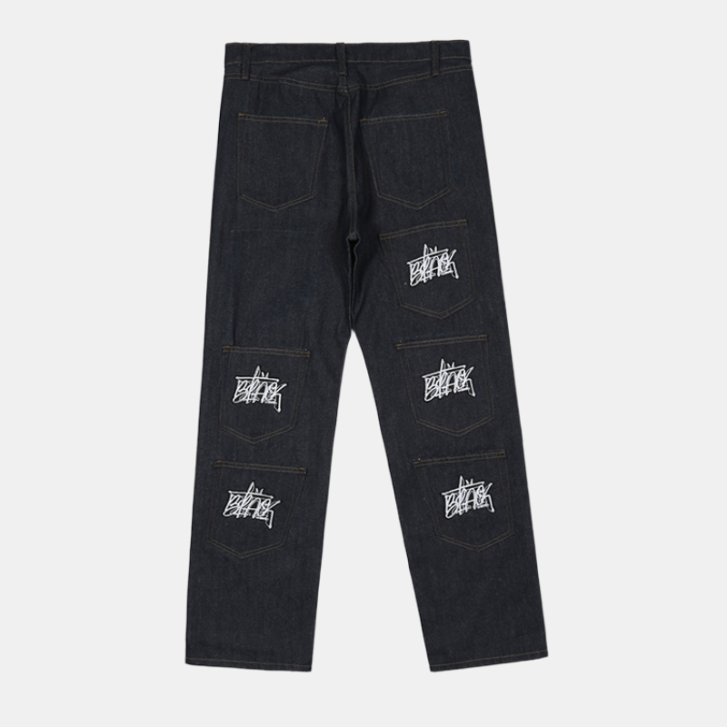 Style Core Aesthetics, New Style Trends - 'Pocketed'  Jeans