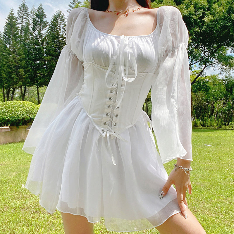 Style Core Aesthetics, New Style Trends - Pure Bliss Dress & Corset Co-Ord