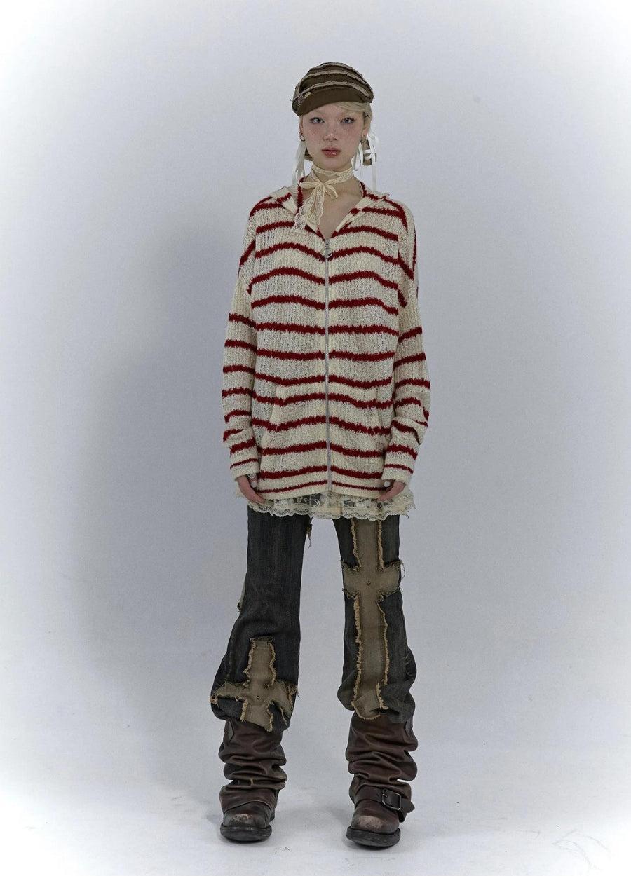 Style Core Aesthetics, New Style Trends - Rabbit Ears Hooded Cardigan Jacket
