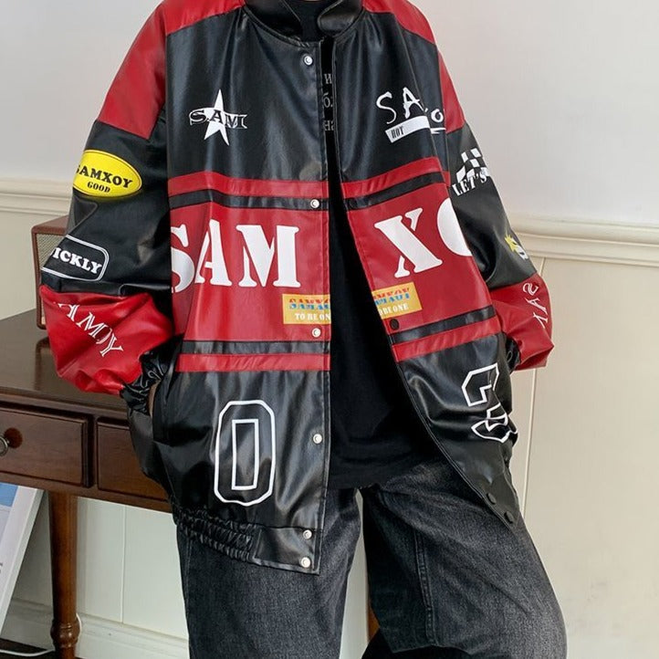 Style Core Aesthetics, New Style Trends - Red racing jacket