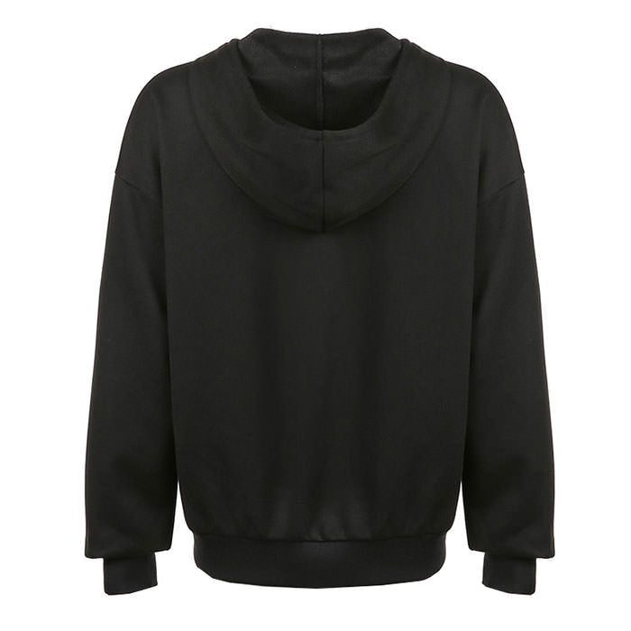 Style Core Aesthetics, New Style Trends - Rhinestone Skeleton Hoodie