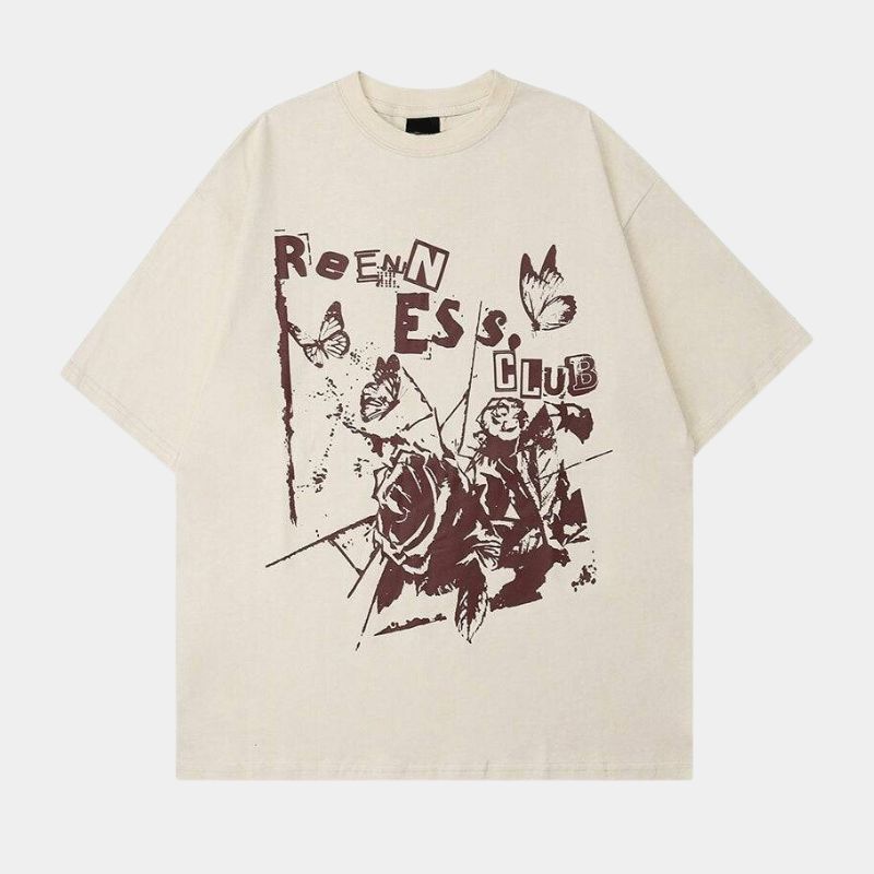 Style Core Aesthetics, New Style Trends - 'Rose club' T shirt