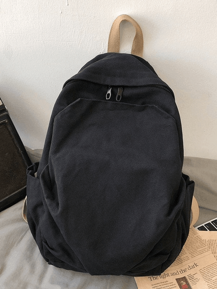 Style Core Aesthetics, New Style Trends - Sac à dos Vintage Wash College School
