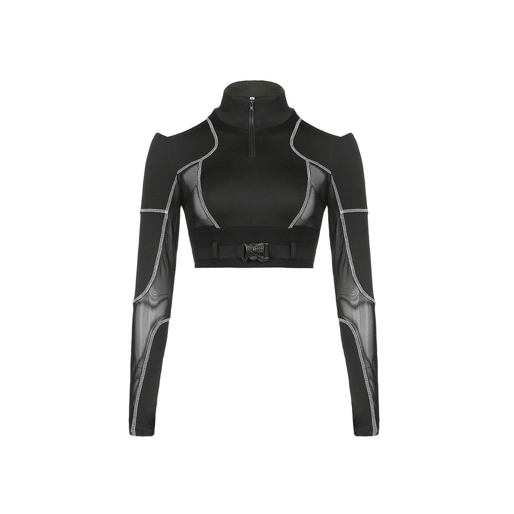 Style Core Aesthetics, New Style Trends - Secret Mission Long Sleeve Top
