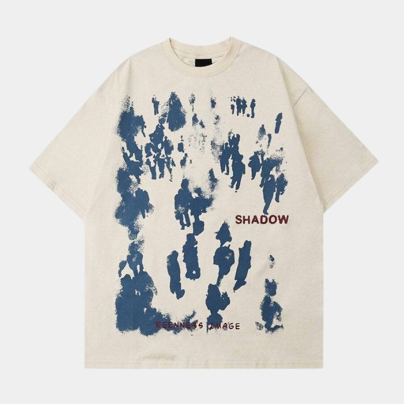 Style Core Aesthetics, New Style Trends - 'Shadow crowd' T shirt