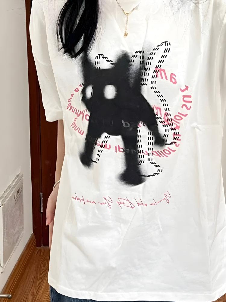 Style Core Aesthetics, New Style Trends - Shaking Cat Tee