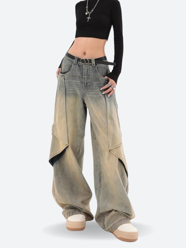 Style Core Aesthetics, New Style Trends - Skater Layered Denim Jeans
