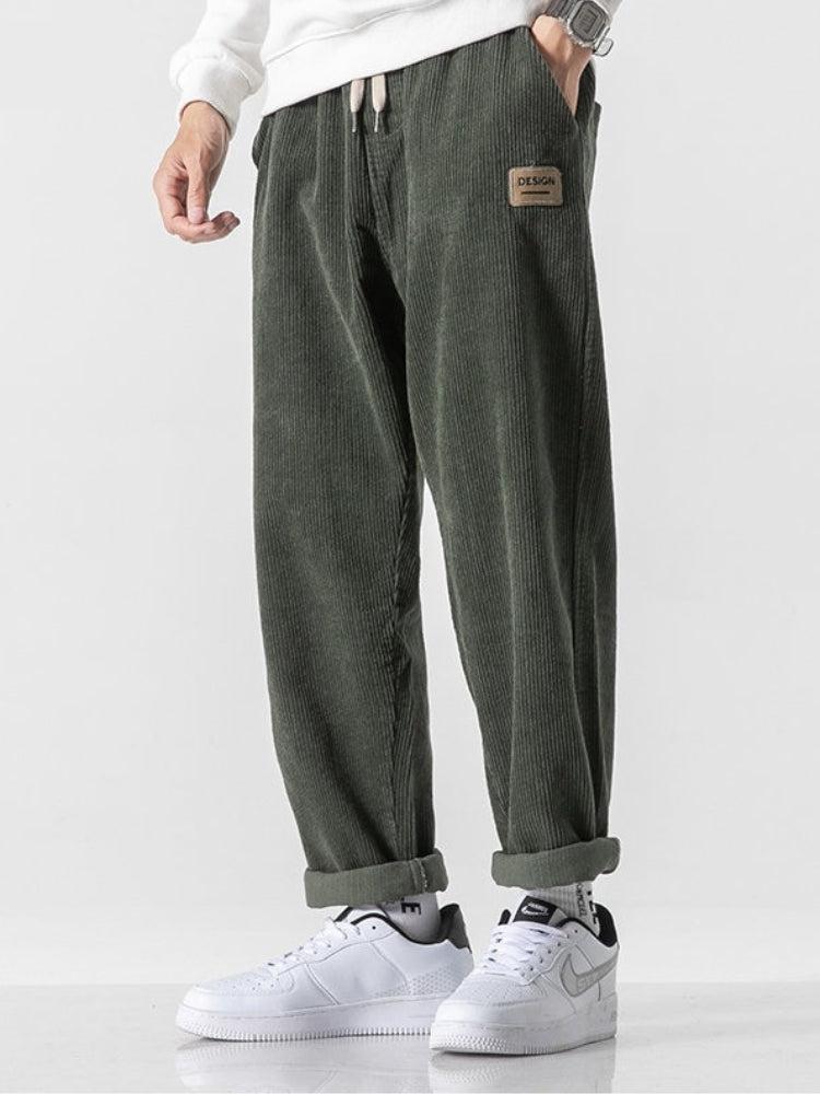 Style Core Aesthetics, New Style Trends - Soft Boy Corduroy Jogger Pants
