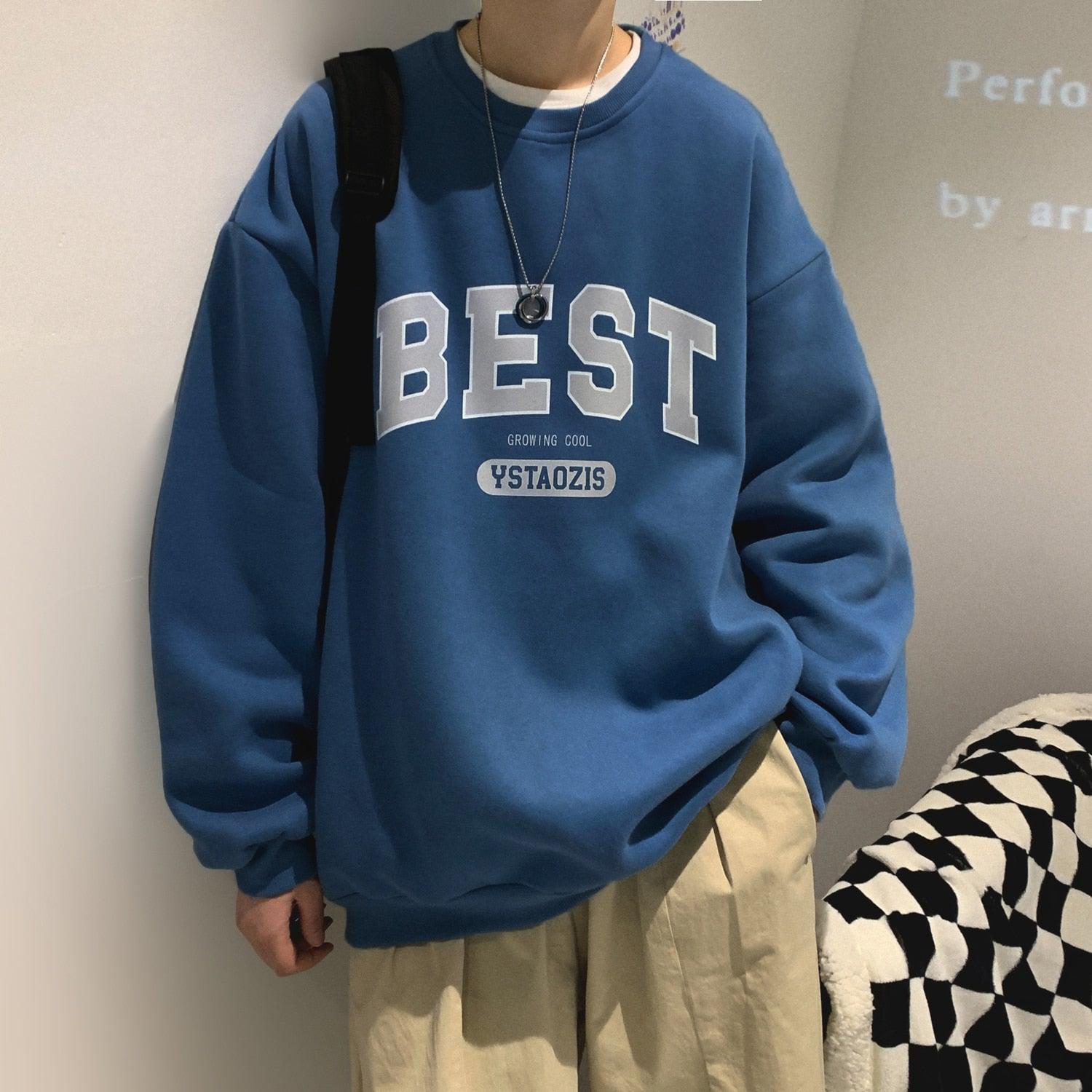 Style Core Aesthetics, New Style Trends - Soft Boy Oversized Sweatshirt