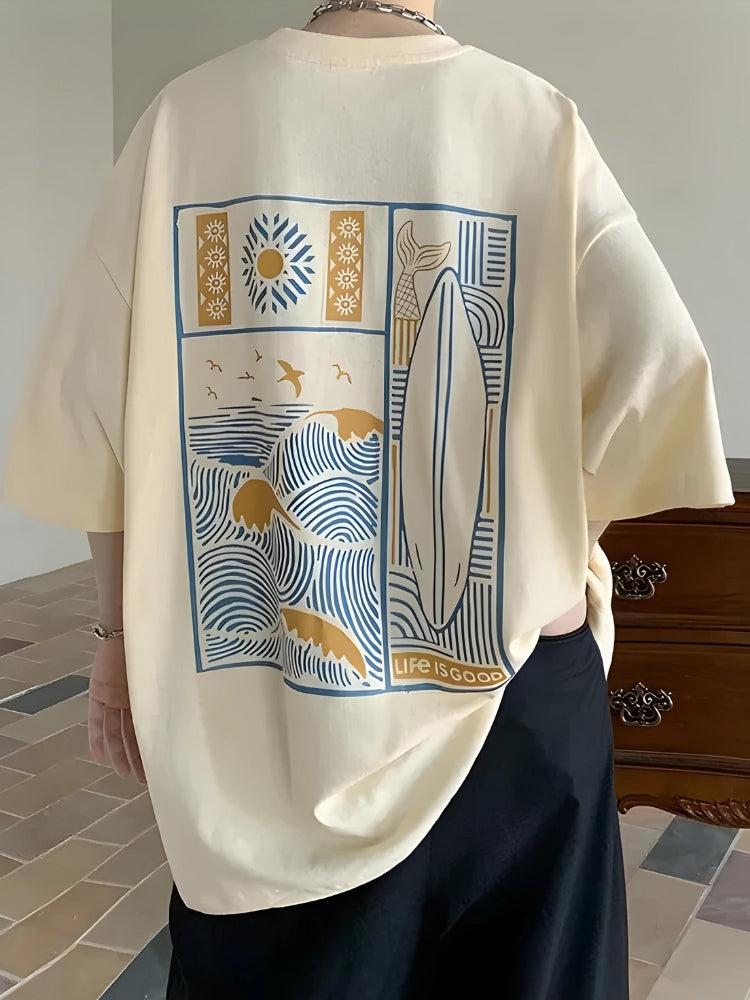 Style Core Aesthetics, New Style Trends - Soft Boy Summer Time Tee