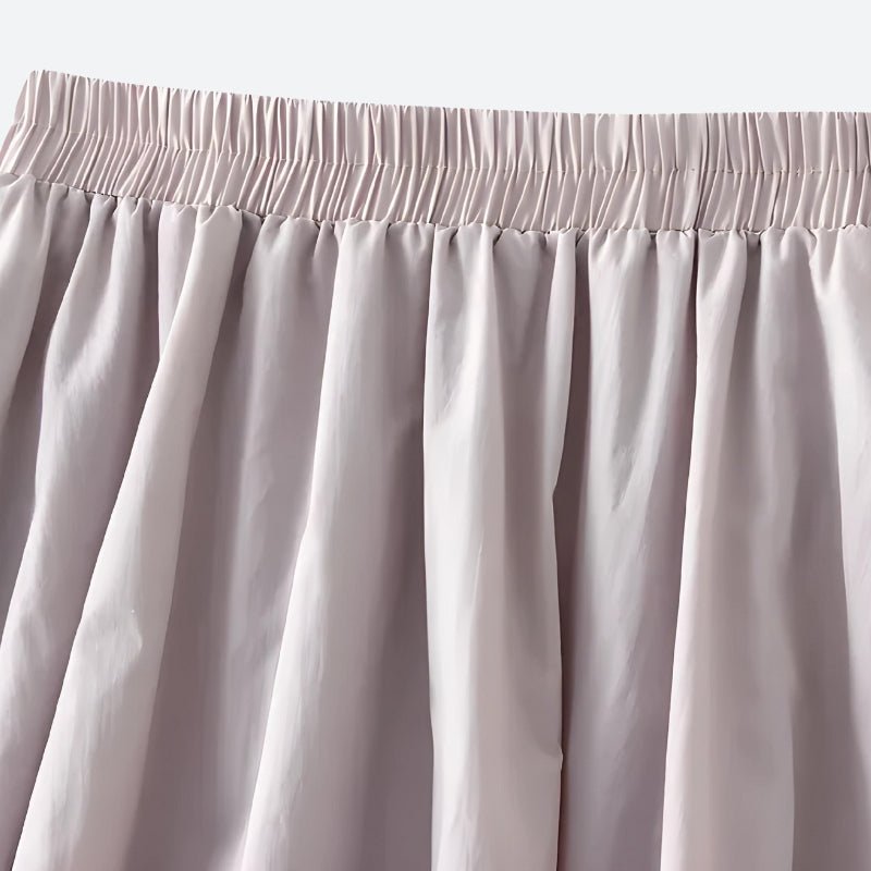 Style Core Aesthetics, New Style Trends - Soft Girl Pastel Bubble Midi Skirt