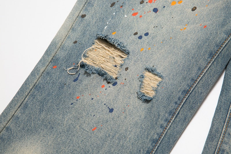 Style Core Aesthetics, New Style Trends - 'Splat' Jeans