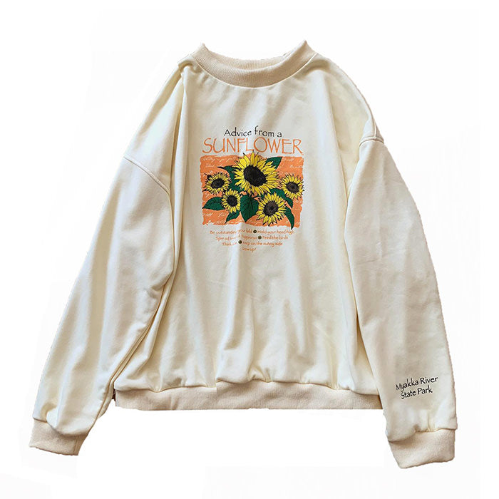 Style Core Aesthetics, New Style Trends - Sunflower Sweatshirt