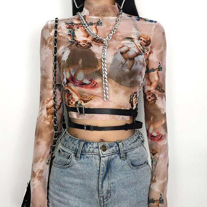 Style Core Aesthetics, New Style Trends - Taupe Angel Top