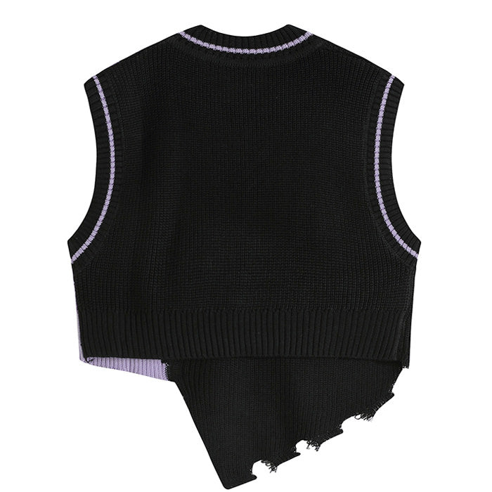 Style Core Aesthetics, New Style Trends - Teenage Drama Knit Vest