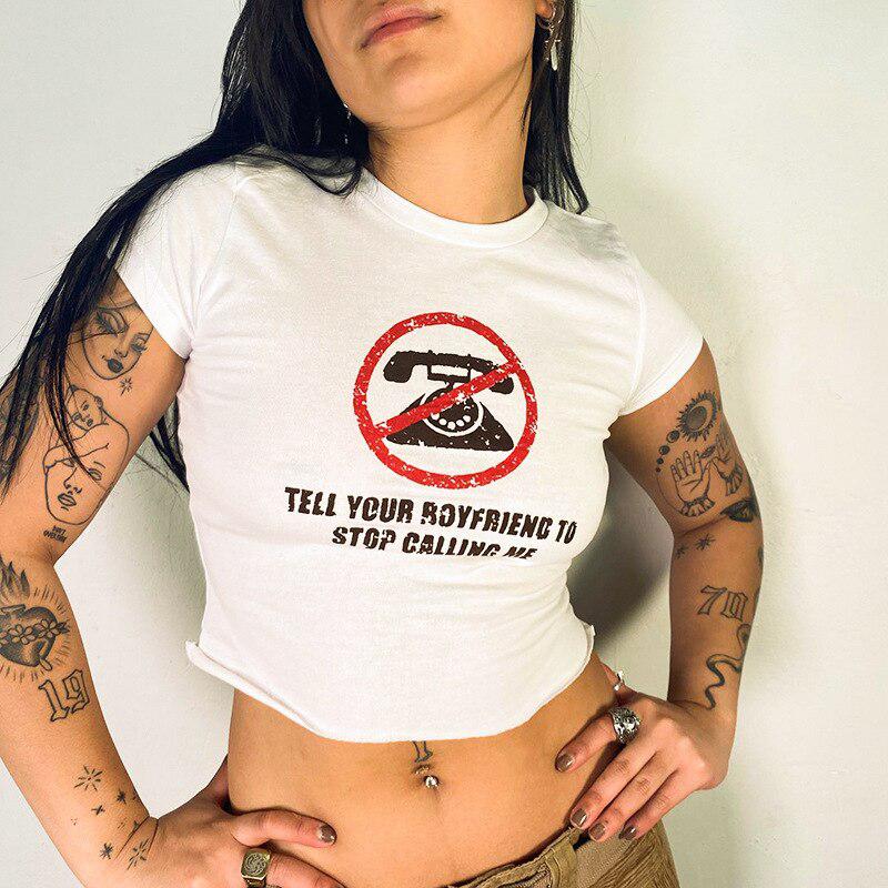 Style Core Aesthetics, New Style Trends - Tell Your Boyfriend Crop Top