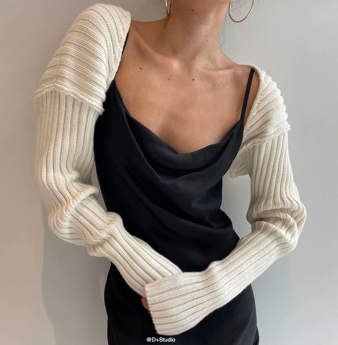 Style Core Aesthetics, New Style Trends - Tumblr Aesthetic Knitted Crop Sweater