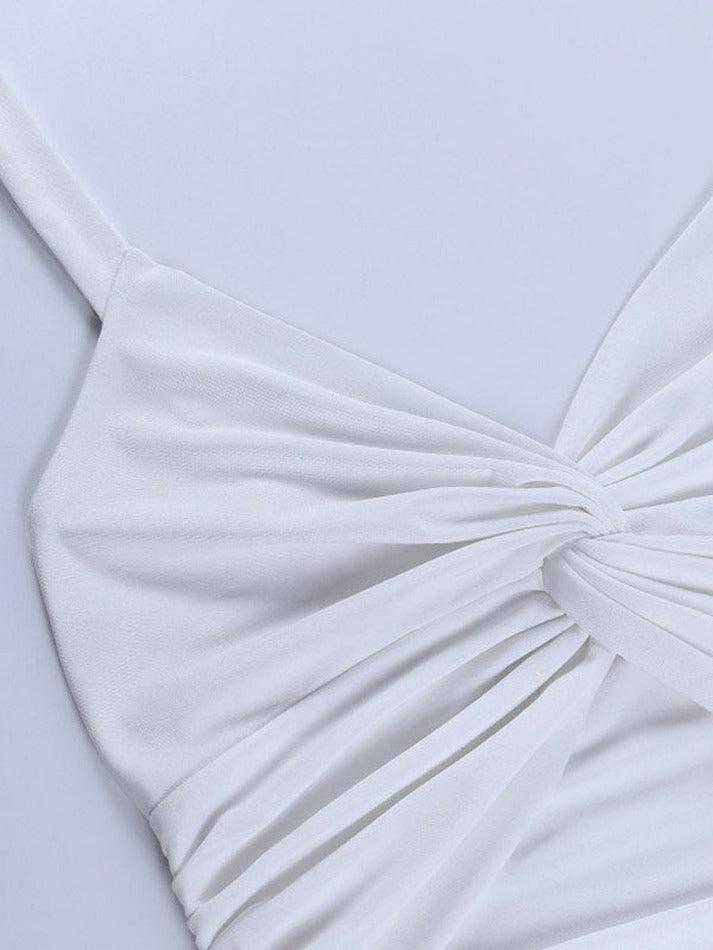 Style Core Aesthetics, New Style Trends - Twisted Cutout Crop Tank Top