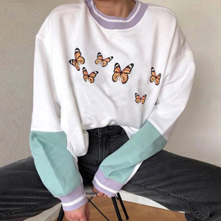 Style Core Aesthetics, New Style Trends - Ur My Butterfly Sweatshirt