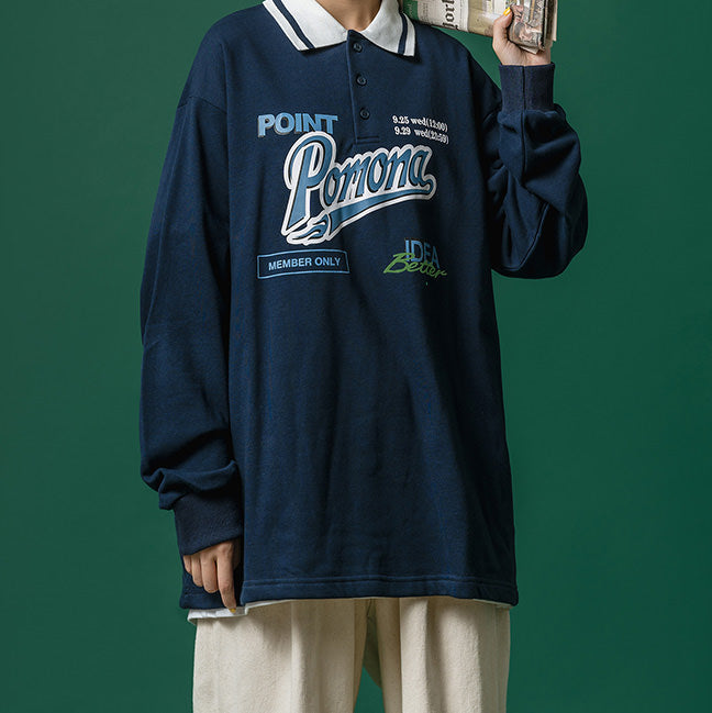 Style Core Aesthetics, New Style Trends - Vintage Collar Sweatshirt