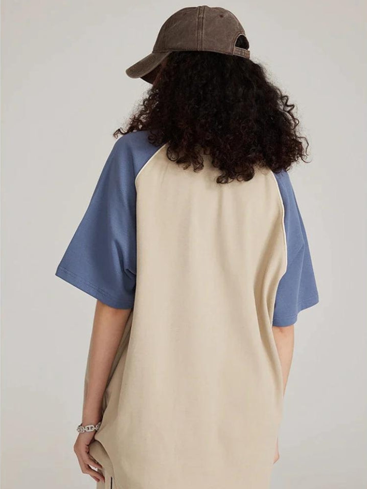 Style Core Aesthetics, New Style Trends - Vintage Half Zip-Up Polo Tee