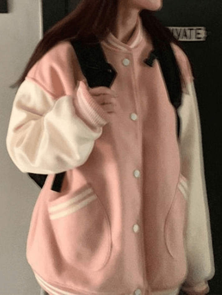 Style Core Aesthetics, New Style Trends - Vintage Patchwork Varsity Jacket