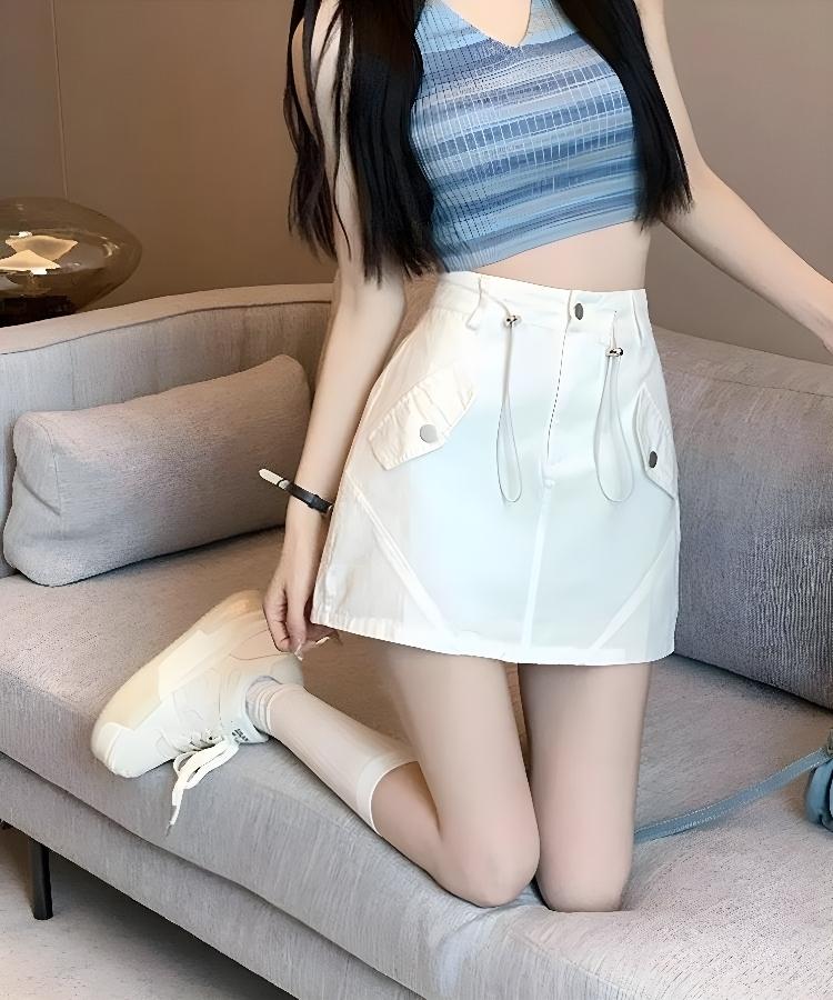 Style Core Aesthetics, New Style Trends - Y2K Cargo Mini Skort