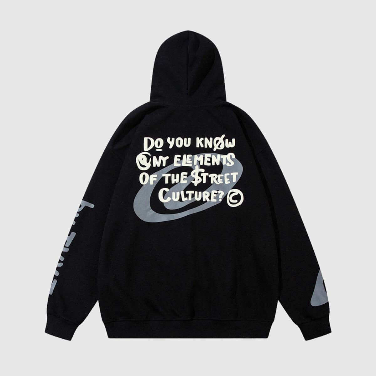 Style Core Aesthetics, New Style Trends Abstract Shadow Graphic Hoodie