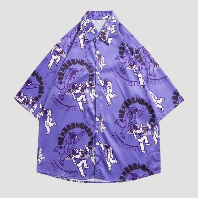 Style Core Aesthetics, New Style Trends Astronaut Print Shirts