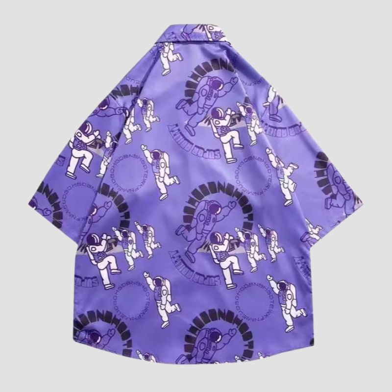 Style Core Aesthetics, New Style Trends Astronaut Print Shirts