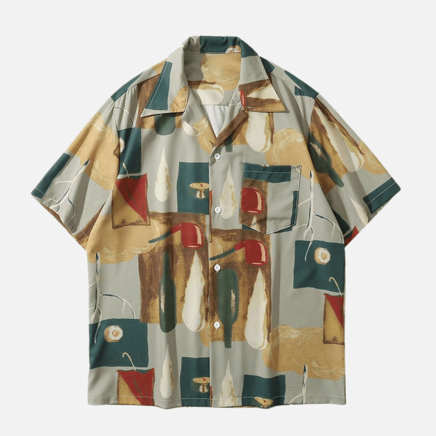 Style Core Aesthetics, New Style Trends Bottle Oil Painting Shirt