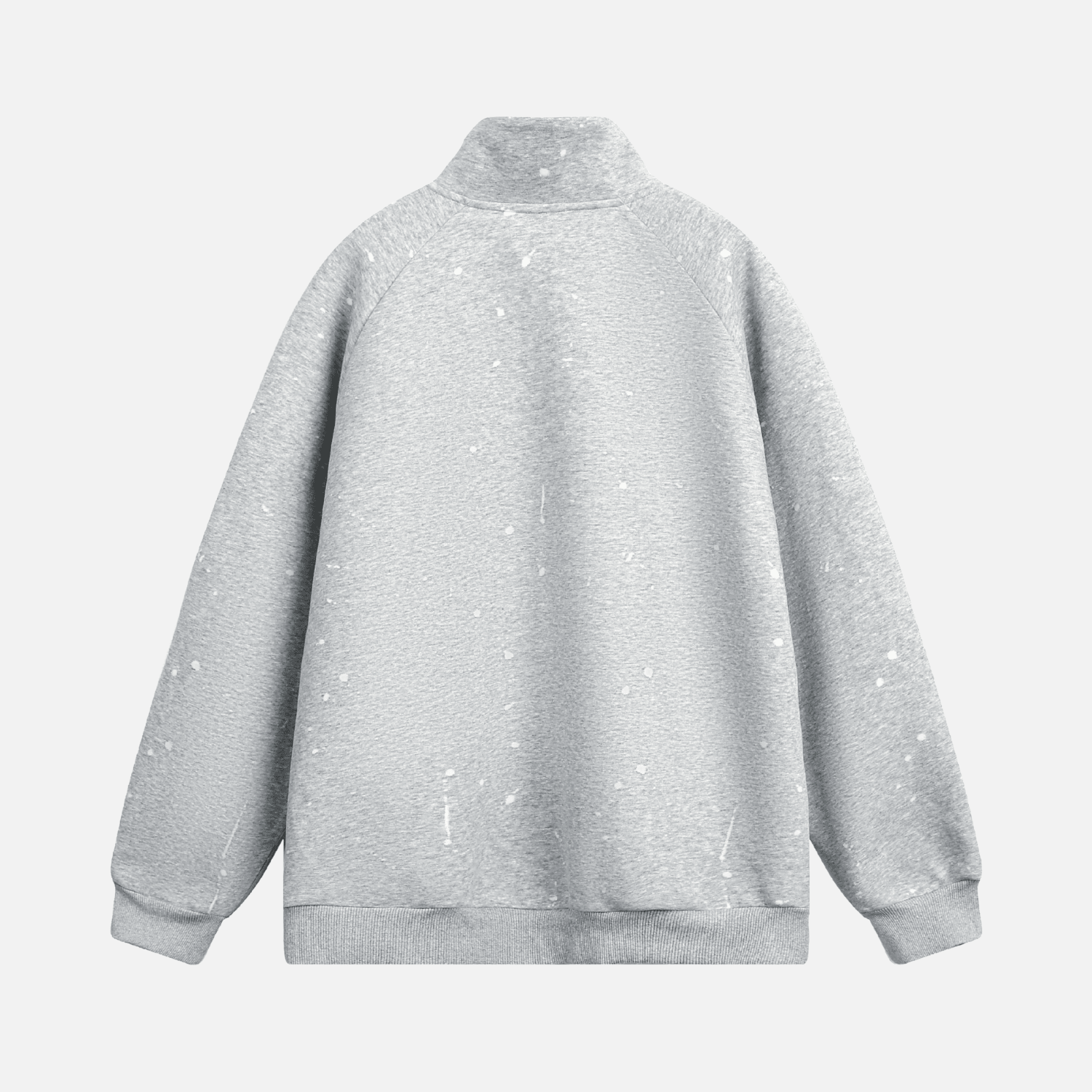 Style Core Aesthetics, New Style Trends Burnout Half-Zip Stand Collar Sweatshirt