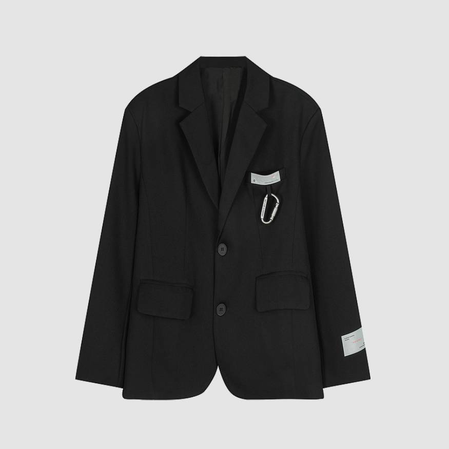 Style Core Aesthetics, New Style Trends Carabiner Decoration Leisure Blazer