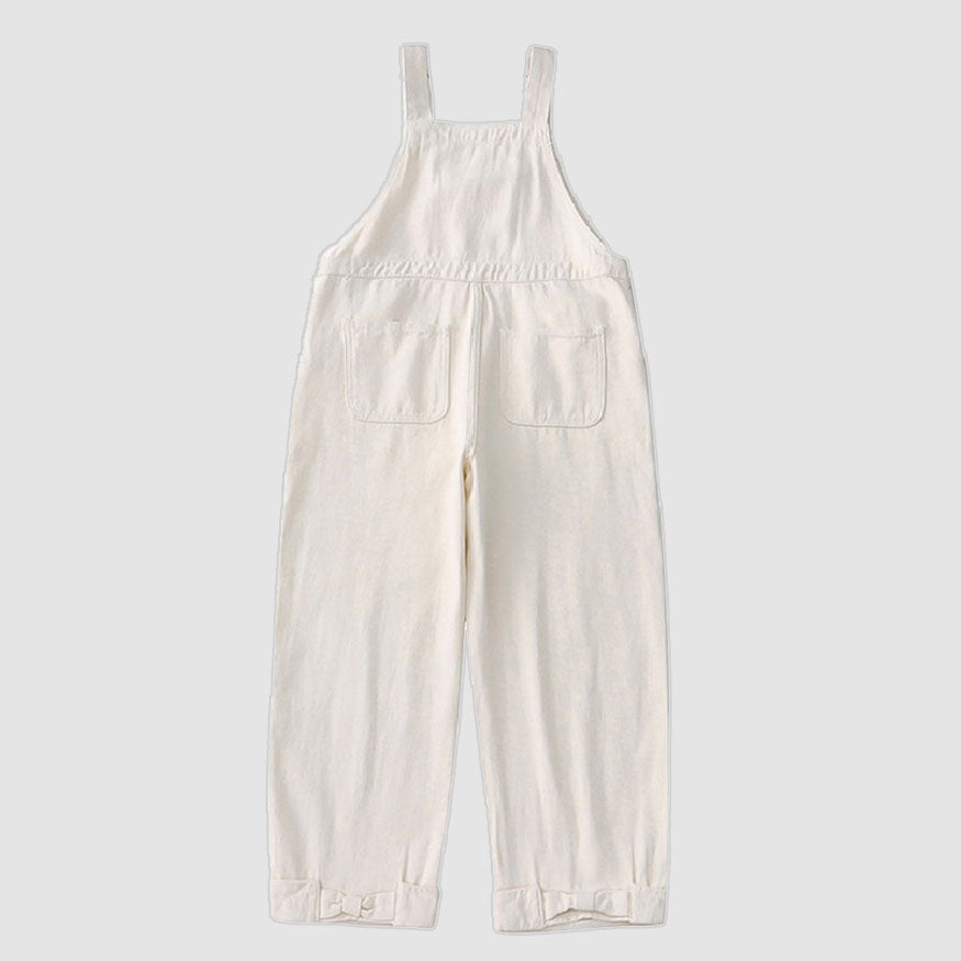 Style Core Aesthetics, New Style Trends Chic Floral Embroidery Bow Overalls