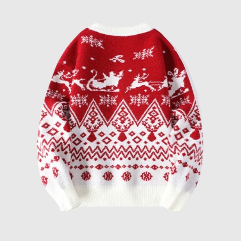 Style Core Aesthetics, New Style Trends Christmas Pattern Lazy Sweater