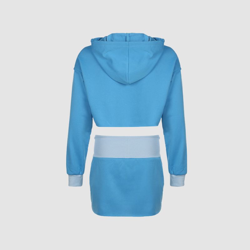 Style Core Aesthetics, New Style Trends Color Block Hoodie Sets