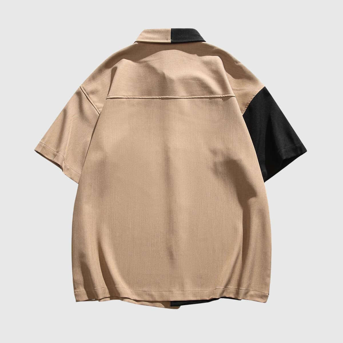 Style Core Aesthetics, New Style Trends Color Block Letter Print Shirt