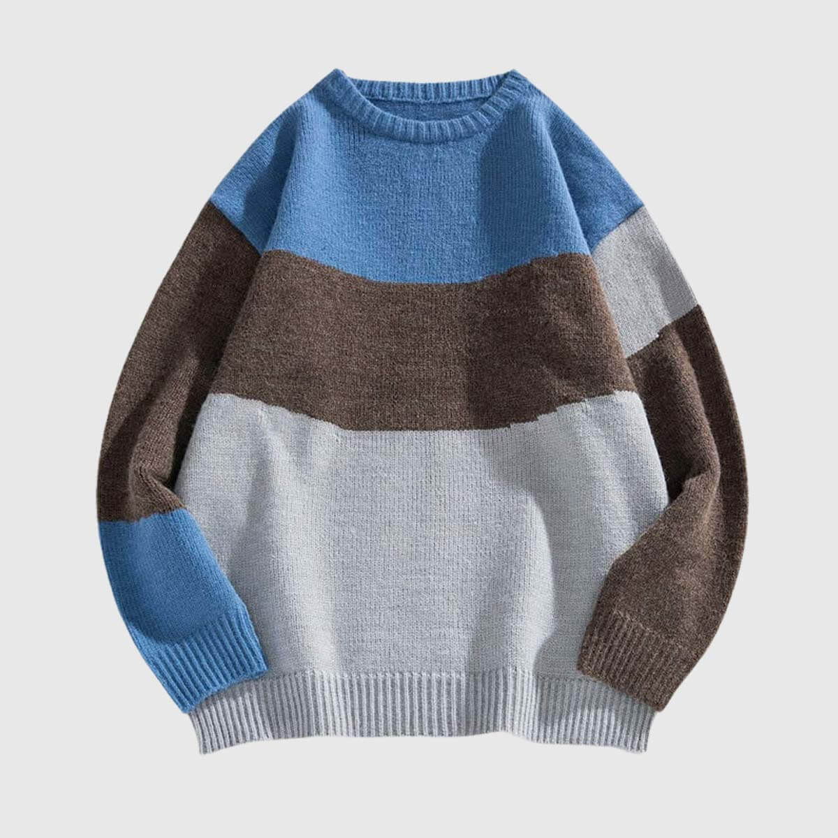 Style Core Aesthetics, New Style Trends Color Block Striped Sweater
